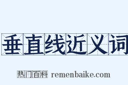 垂直线近义词是什么意思的图片